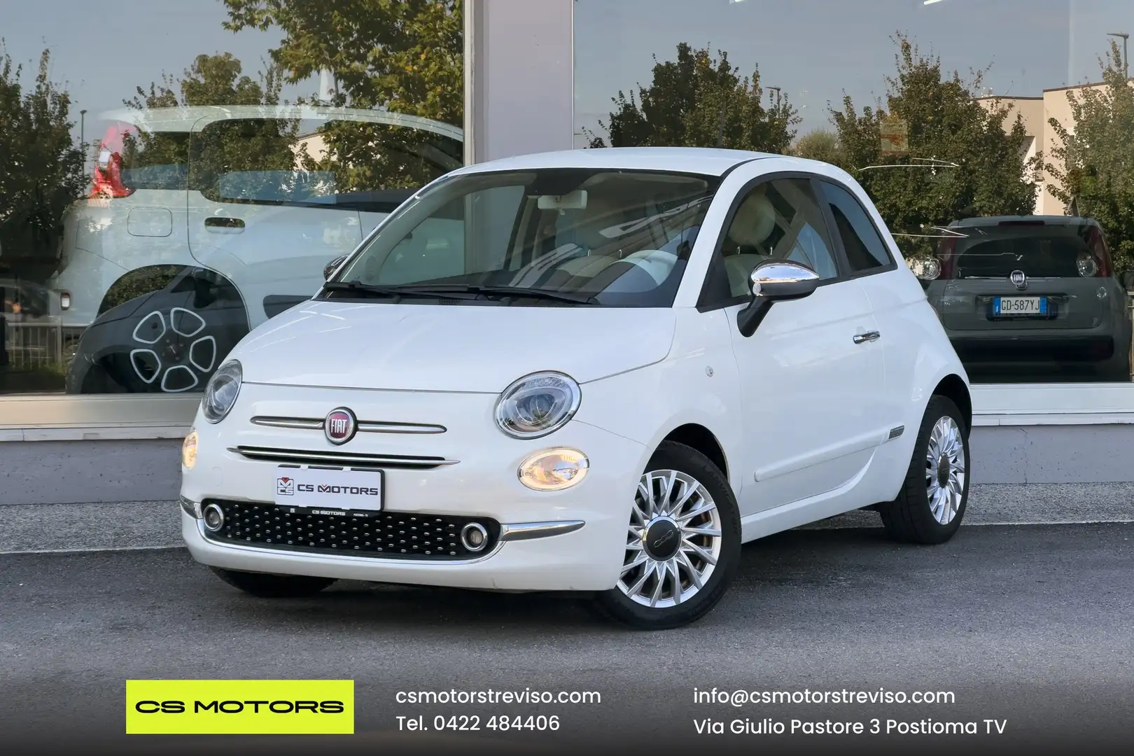 Fiat 500 500 1.0 hybrid Lounge 70cv Blanc - 1