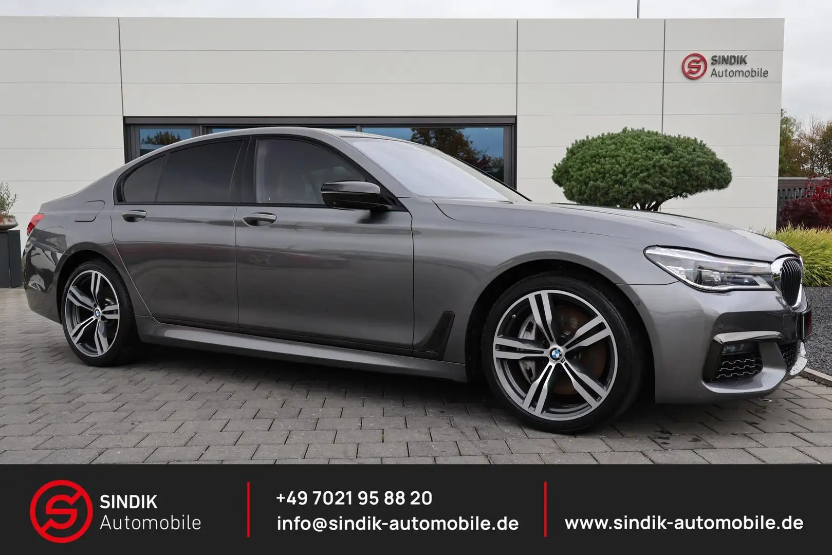 BMW 750 d xDrive M Sport-Massage-IntegralLenkung-LED Gris - 1