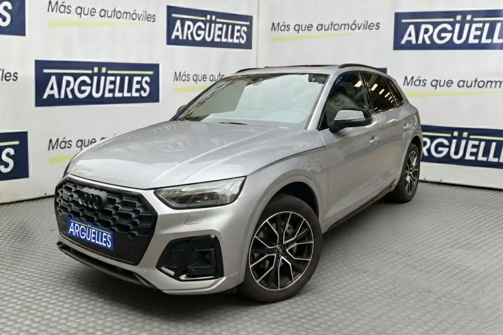 Audi Q5 40 TDI quattro-ultra Black line S tronic 150kW Argent - 1