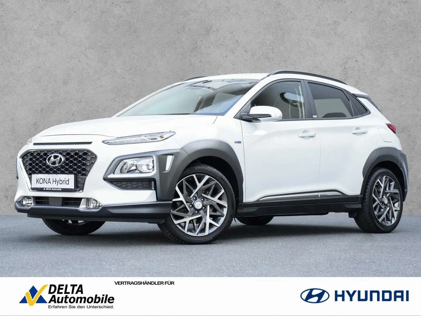 Hyundai KONA Style 1.6T-GDI Hybrid  Kamera Navi Leder Weiß - 1
