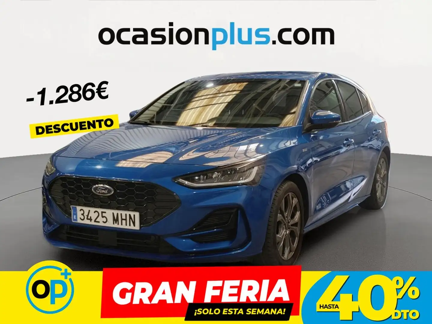 Ford Focus 1.0 Ecoboost MHEV ST-Line 125 Azul - 1