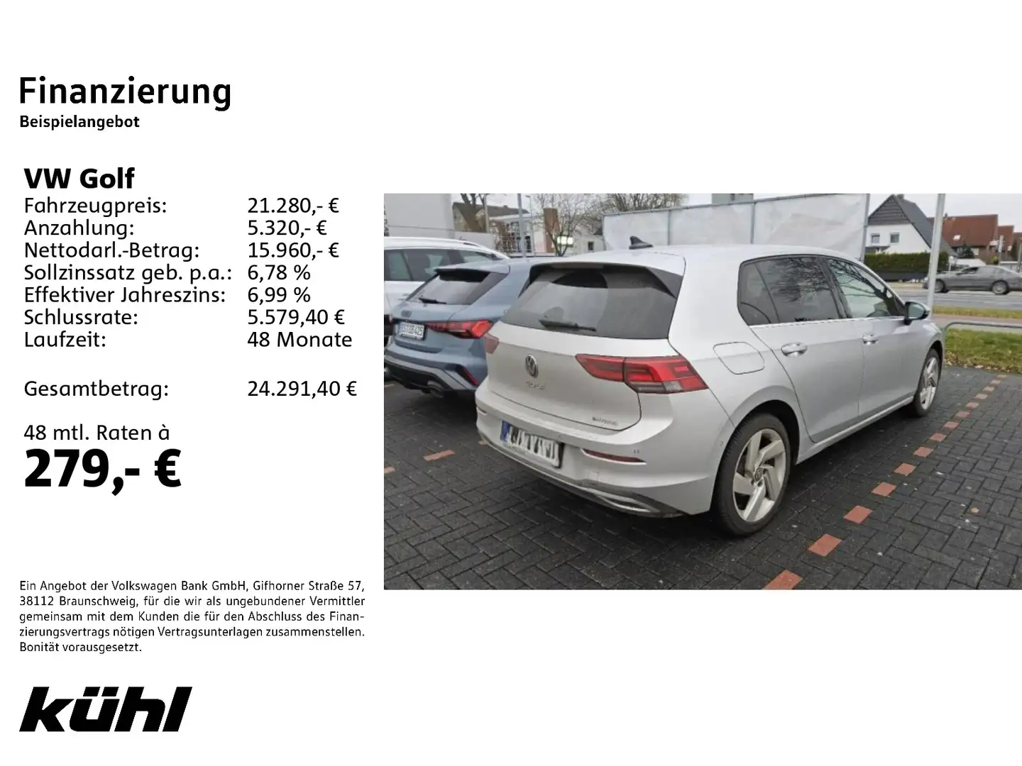 Volkswagen Golf 8 VIII 1.4 eHybrid TSI DSG Style LED+/ACC/K Silber - 2