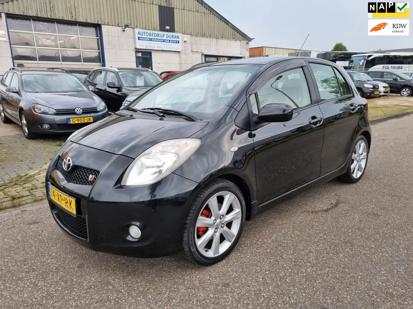Toyota Yaris 1.8 VVTi TS Airco Bj:2007 NAP! Černá - 1