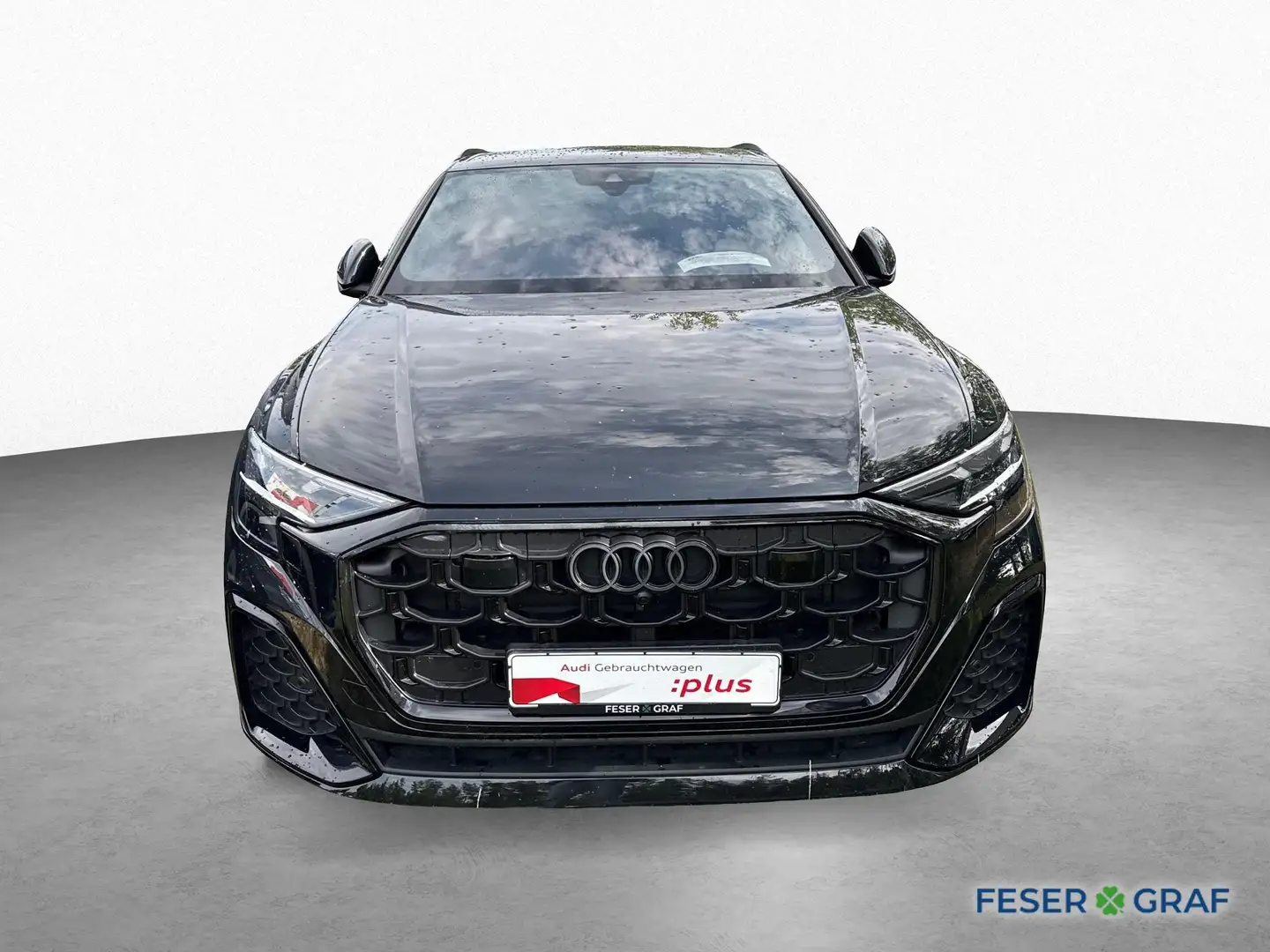 Audi Q8 SUV 50 TDI qu 2x S line-Luft-AHK-Pano-Matrix-Stdhz Schwarz - 2