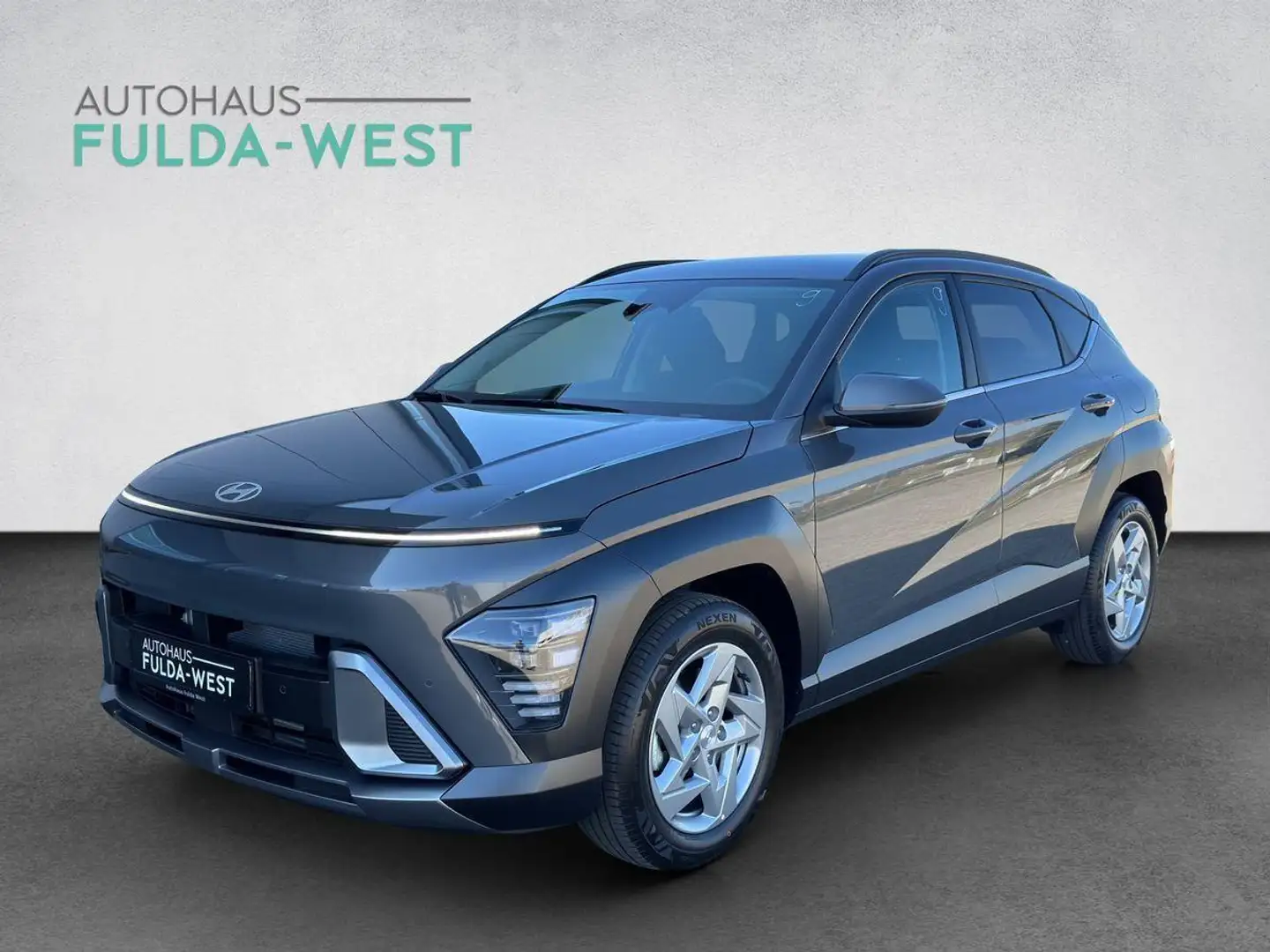 Hyundai KONA Prime 4WD 1.6T-GDI Aut. LED Navi Kamera AHK Grau - 1