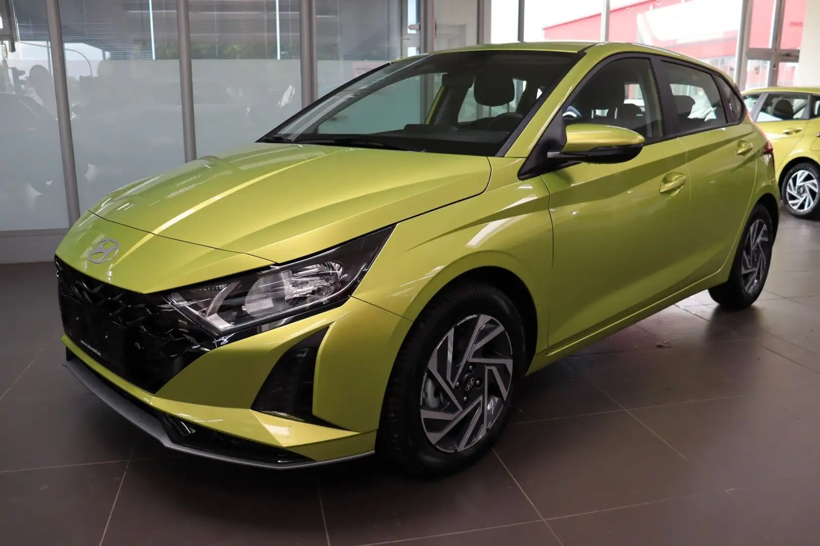 Hyundai i20 1.0 T-GDI DCT Navi SHZ Klima R.cam SOFORT Gelb - 1