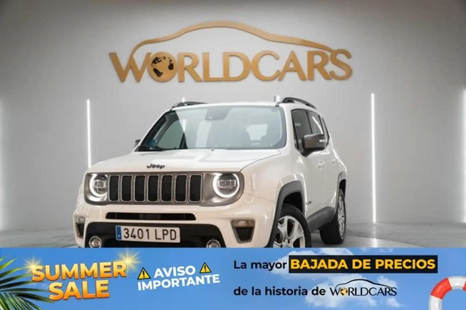 Jeep Renegade Limited 1.3 PHEV 140kW (190CV) AT AWD Blanco - 1