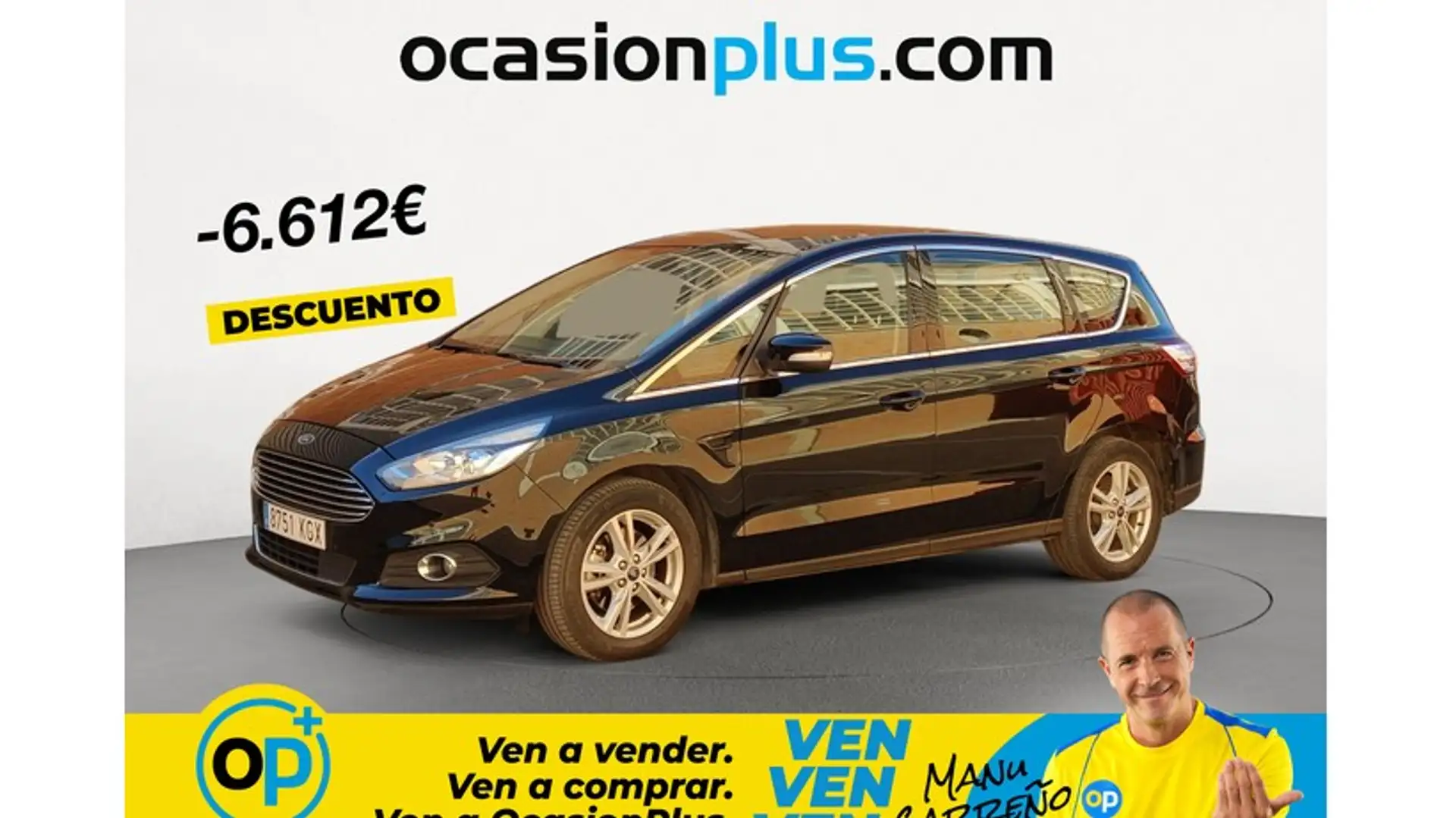 Ford S-Max 2.0TDCi Titanium Powershift 150 Negro - 1