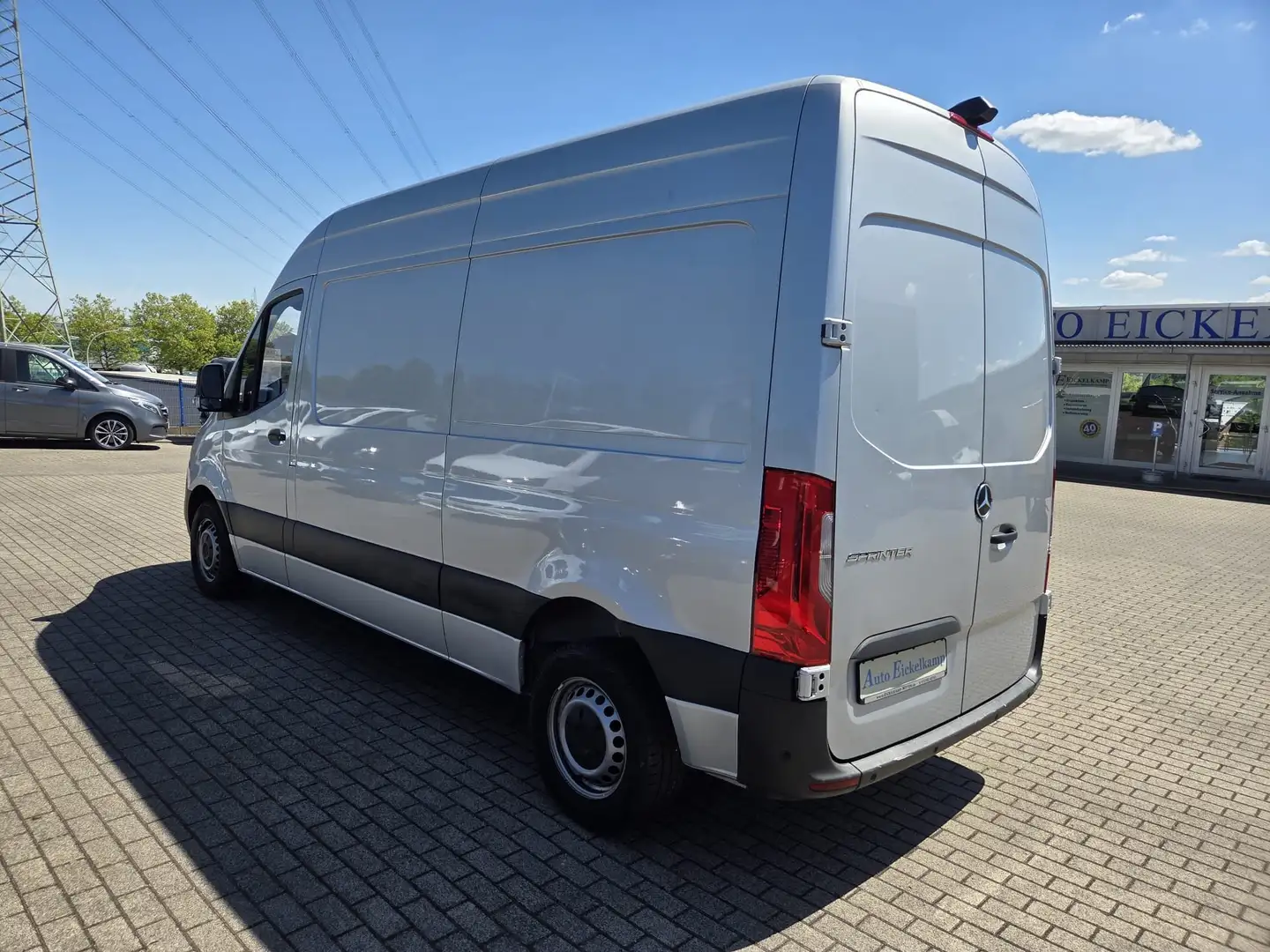 Mercedes-Benz Sprinter 214 9G Kasten Hoch Standard KLIMA KAMERA TOTWINKEL Silber - 2