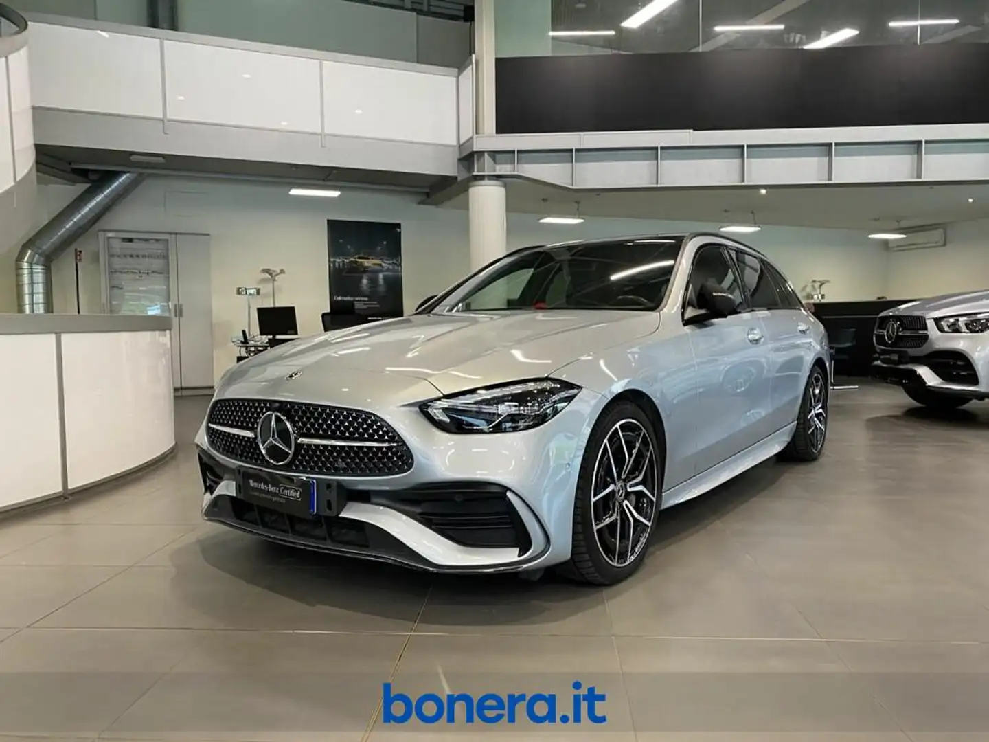 Mercedes-Benz C 220 C SW 220 d mild hybrid Premium auto Silber - 1