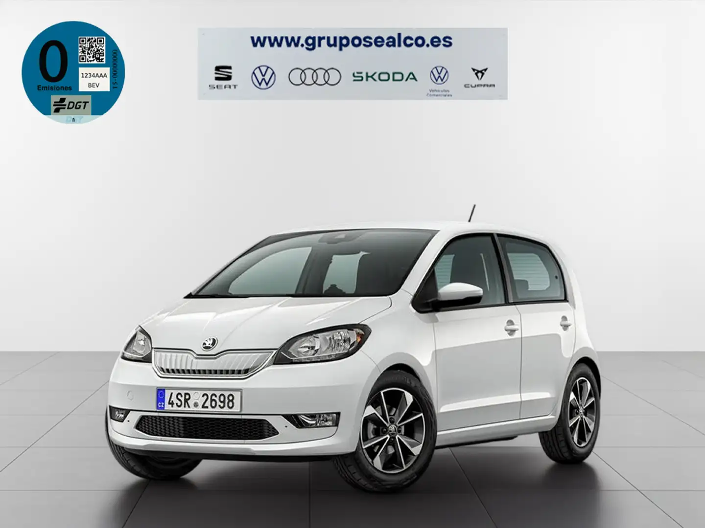 Skoda Citigo Citigoe iV Style Aut. Blanc - 1