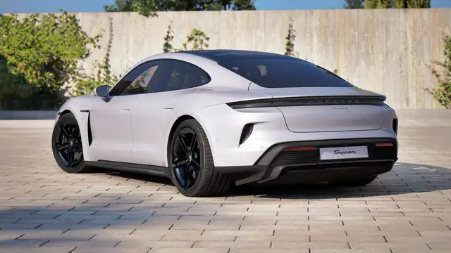 Porsche Taycan view 4