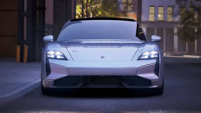 Porsche Taycan view 26
