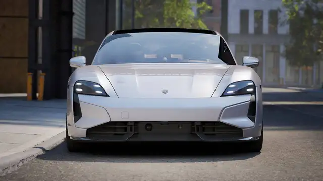 Porsche Taycan view 16