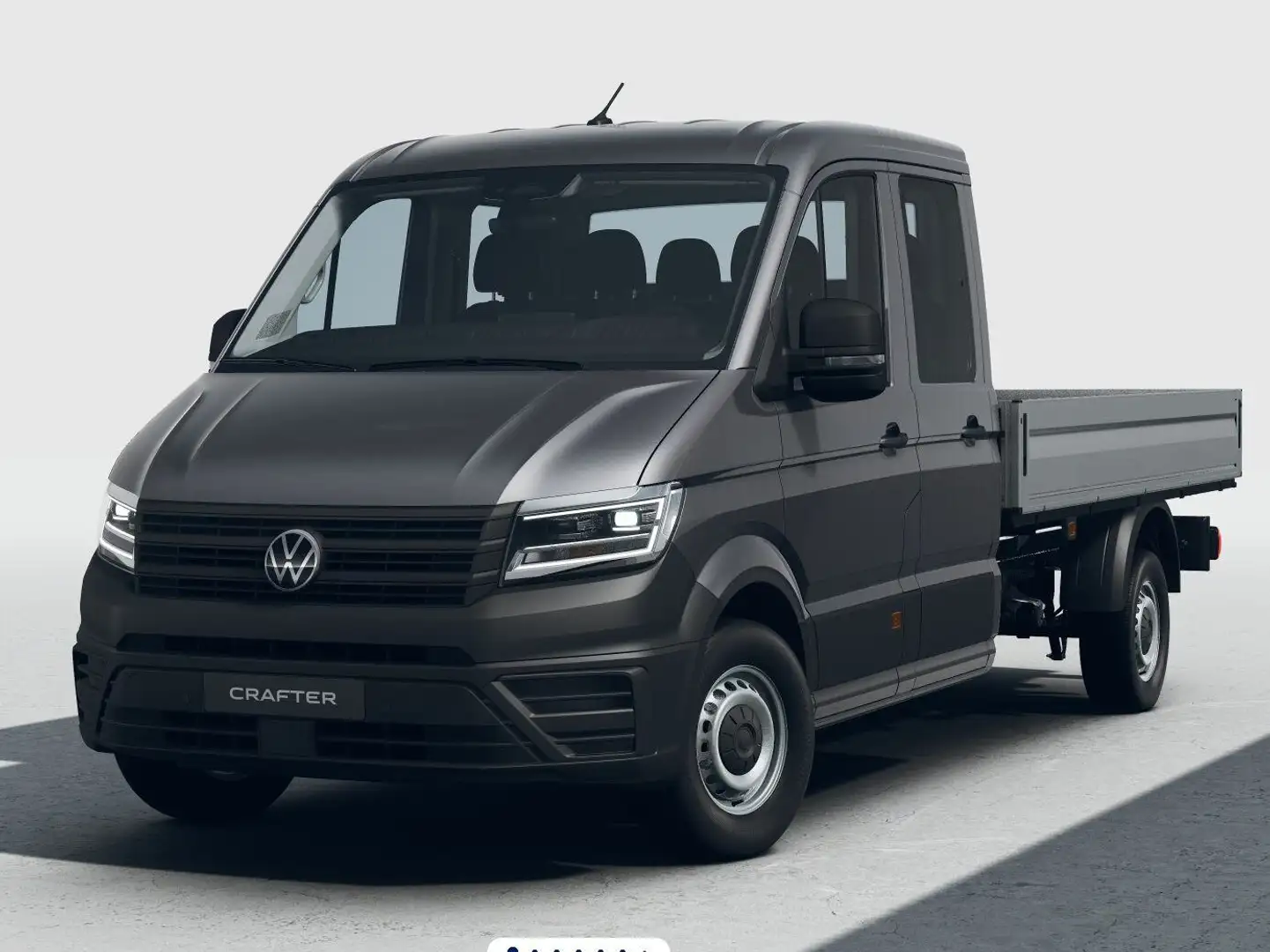 Volkswagen Crafter 2.0 tdi 140cv l4 dopp cabina auto NOLEGGIO Grigio - 1