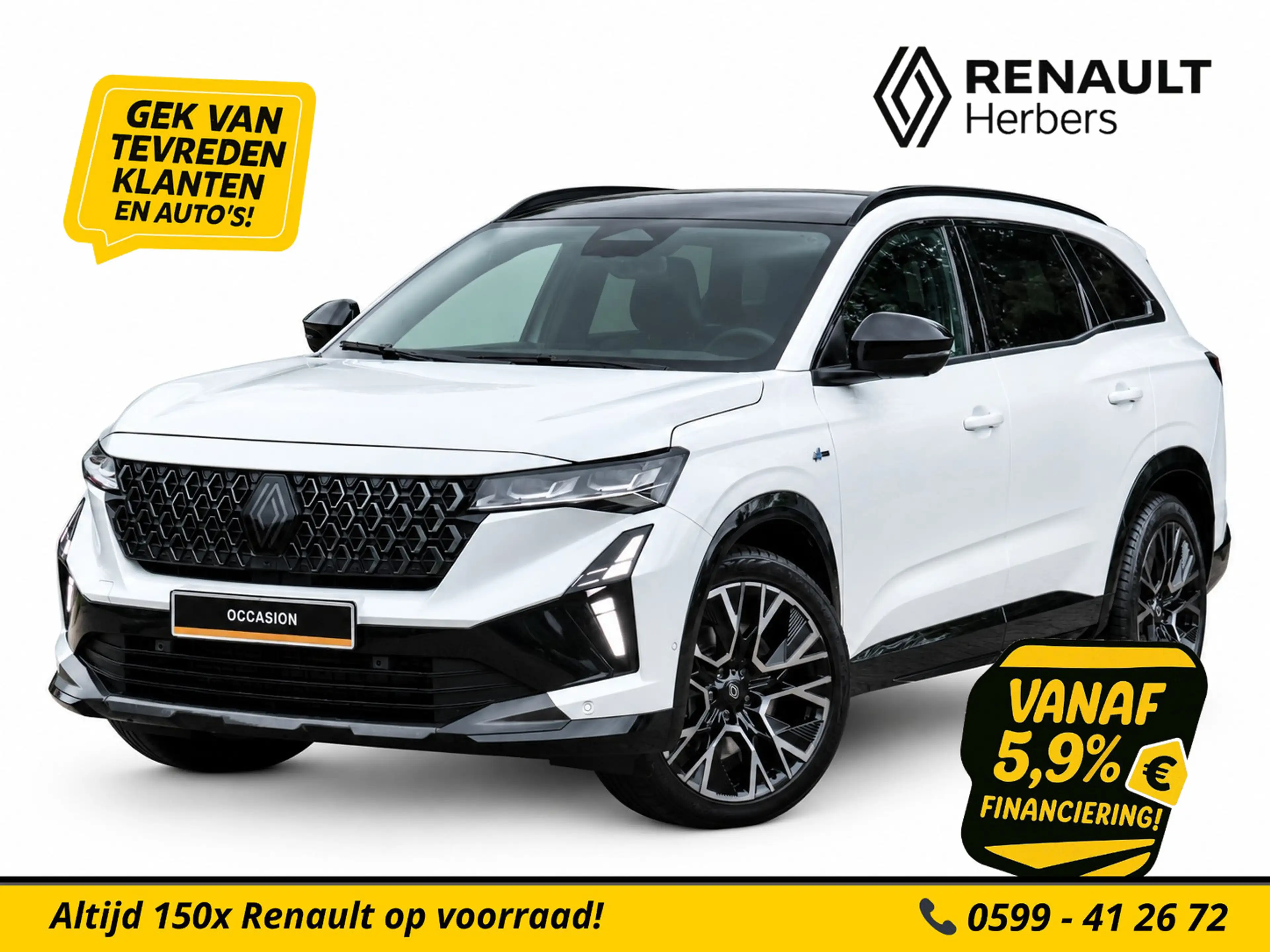 Renault Espace E-Tech full hybrid 200 esprit Alpine 7p. NIEUW MOD