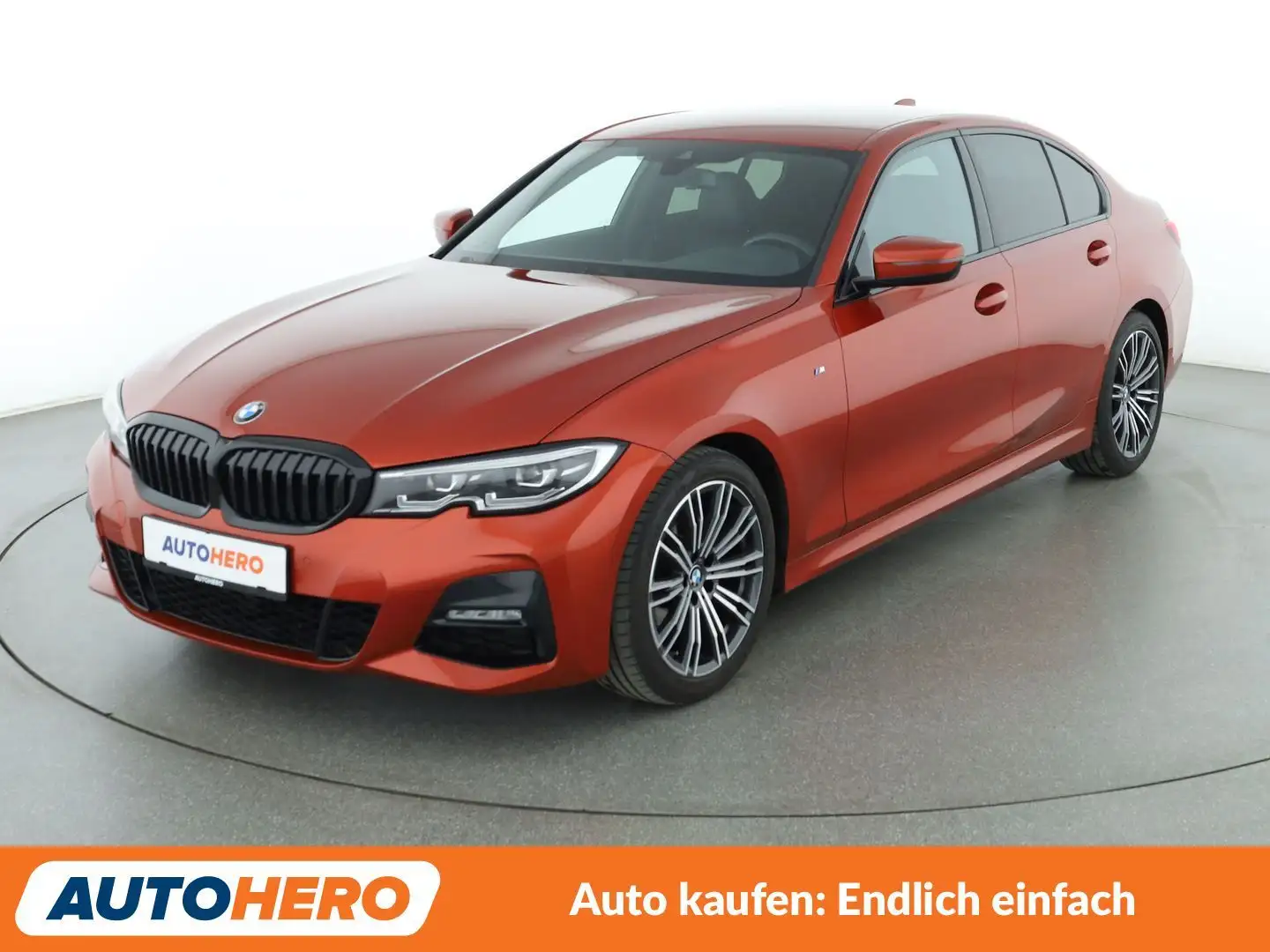 BMW 318 318d M Sport Aut.*NAVI*TEMPO*PDC*SHZ*LIM*ALU* Orange - 1