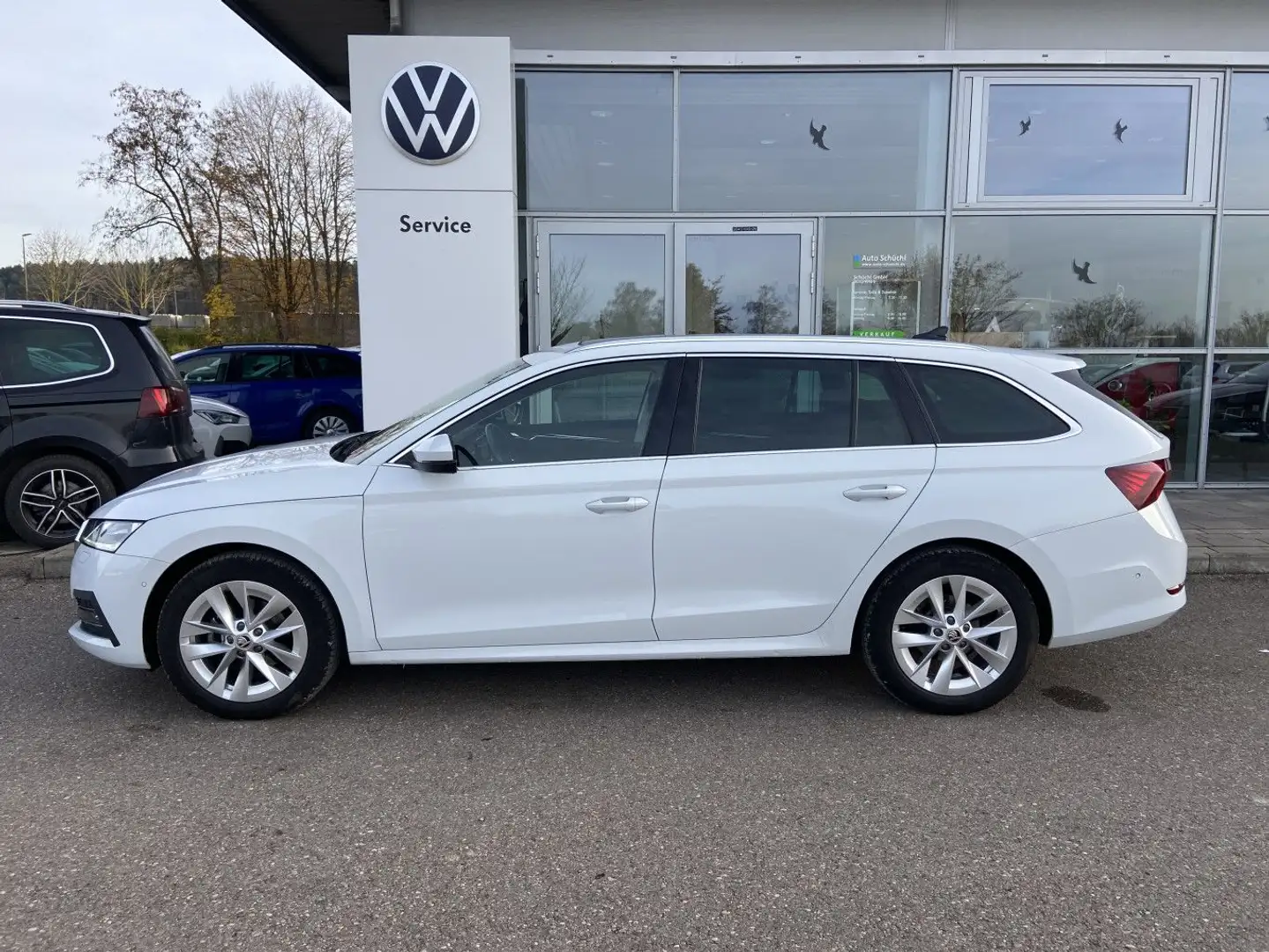 Skoda Octavia Combi 2.0 TDI DSG Style 17"+NAVI-COLUMBU Weiß - 2
