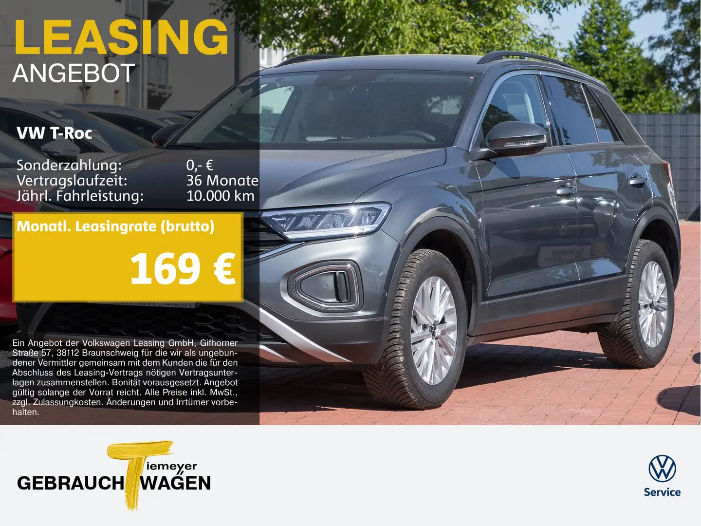 Volkswagen T-Roc 1.0 TSI LIFE NAVI LED SITZHZG PDC Grijs - 1
