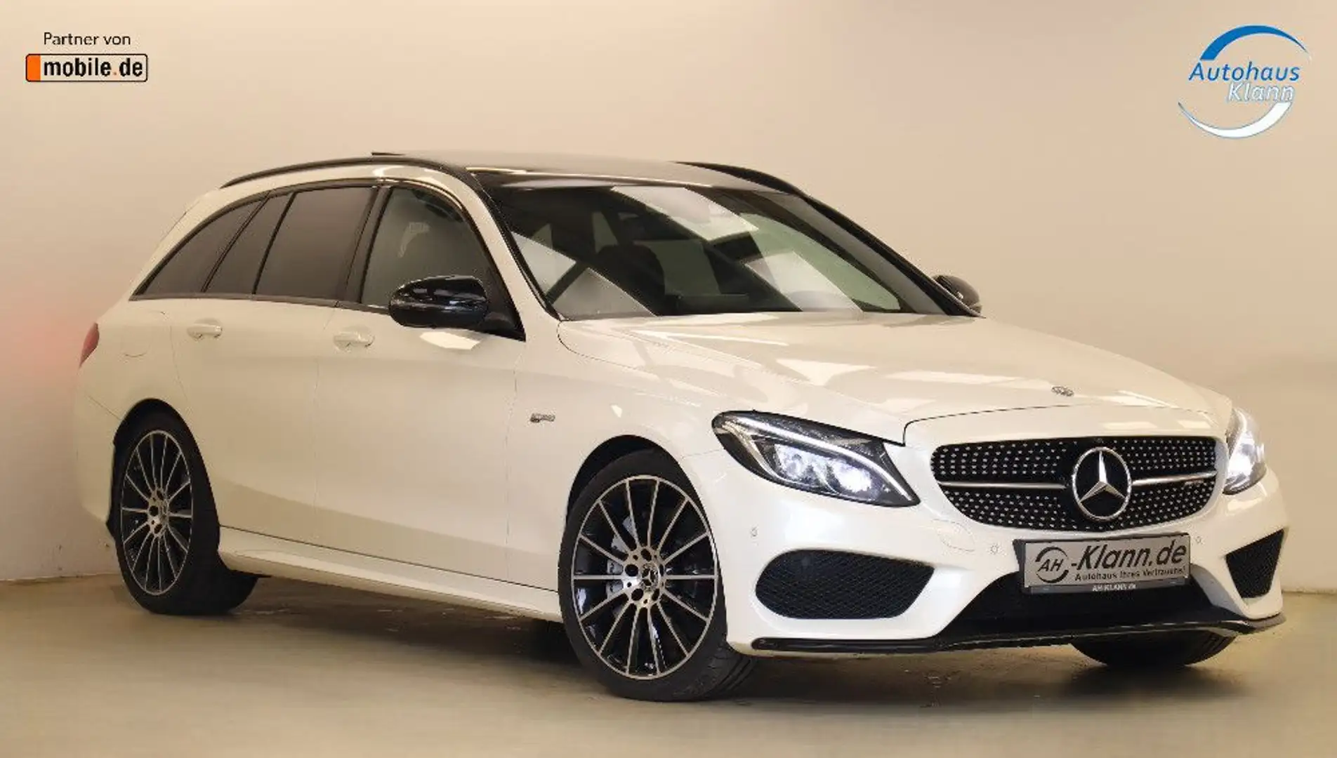 Mercedes-Benz C 43 AMG T AMG 367PS 4Matic 9G HUD Pano 360° Weiß - 1