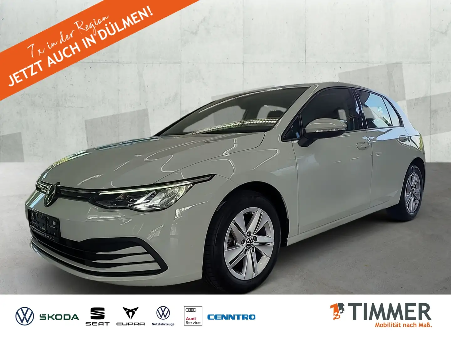 Volkswagen Golf VIII 2.0 TDI DSG LIFE *LED *APP *NAVI *SHZ *CLIMA Biały - 1