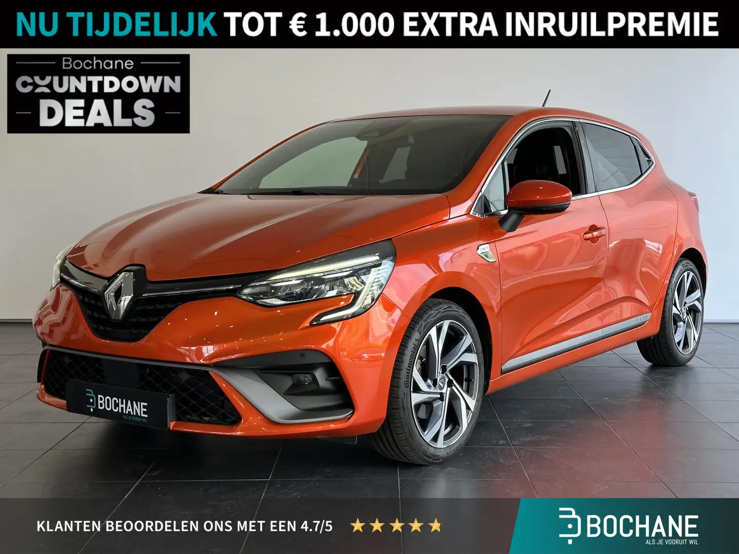 Renault Clio 1.3 TCe 130 R.S. Line | NAVIGATIE | ACHTERUITIJCAM Orange - 1