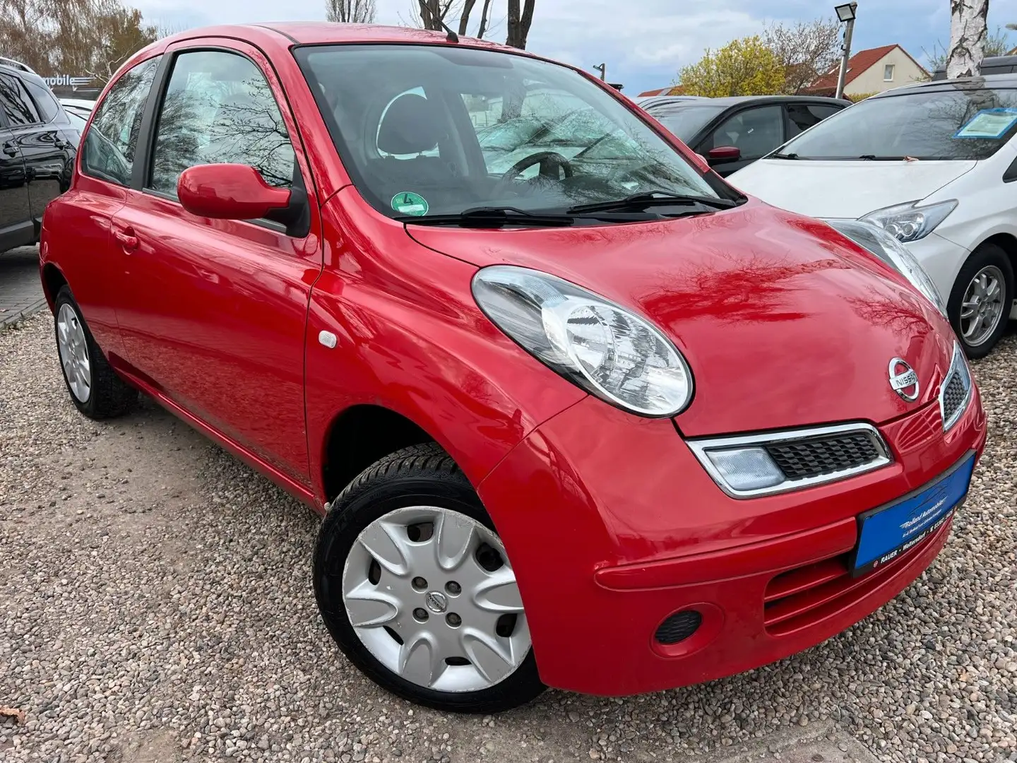 Nissan Micra More*2.HD*Klima*Temp*Freispr*TÜV NEU Rouge - 1