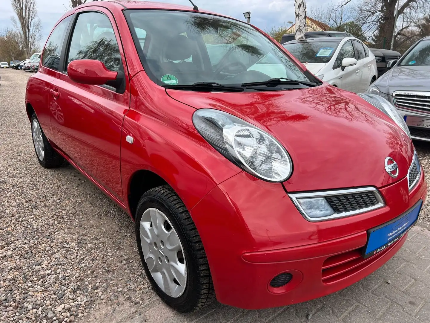 Nissan Micra More*2.HD*Klima*Temp*Freispr*TÜV NEU Rouge - 2