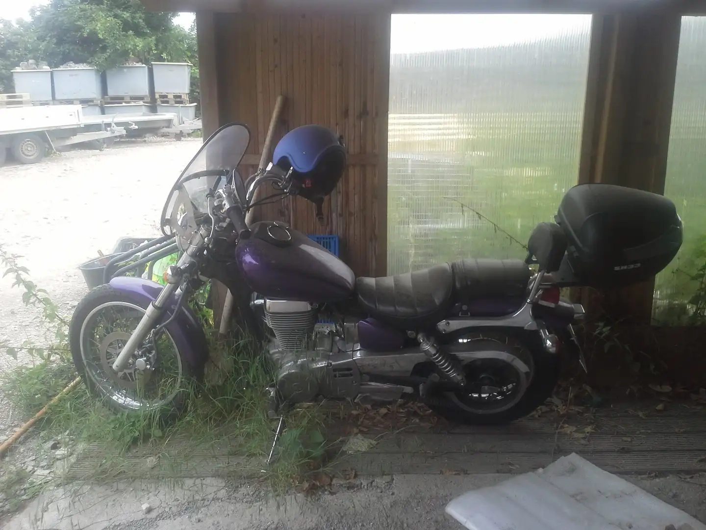 Suzuki LS 650 chopper Violet - 1