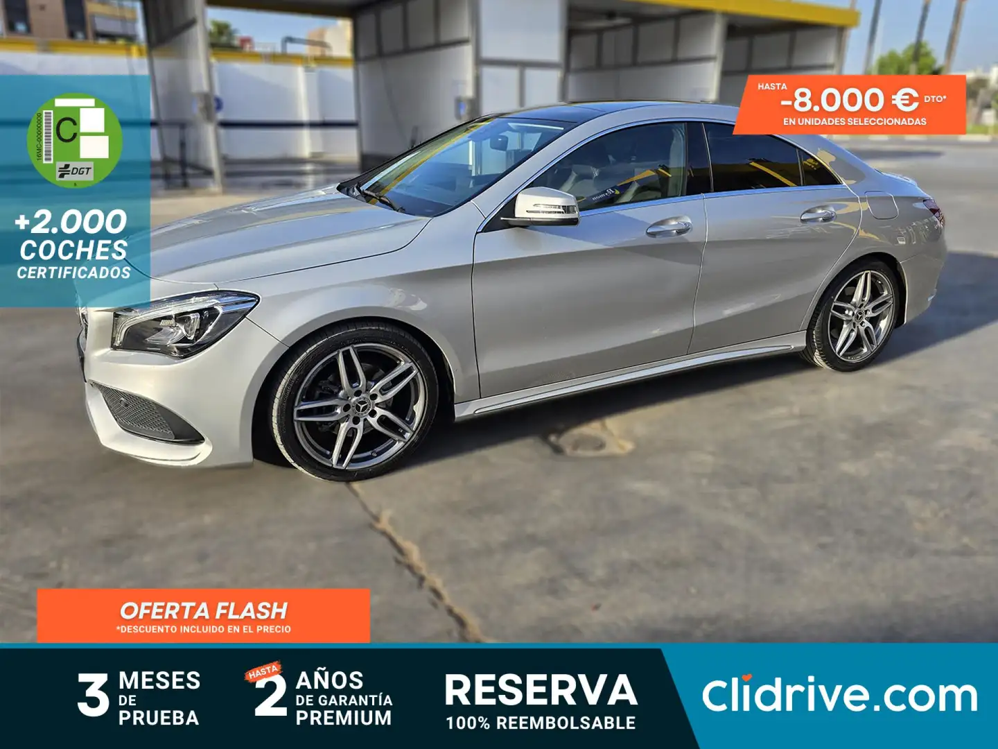 Mercedes-Benz CLA 200 200d Gris - 1