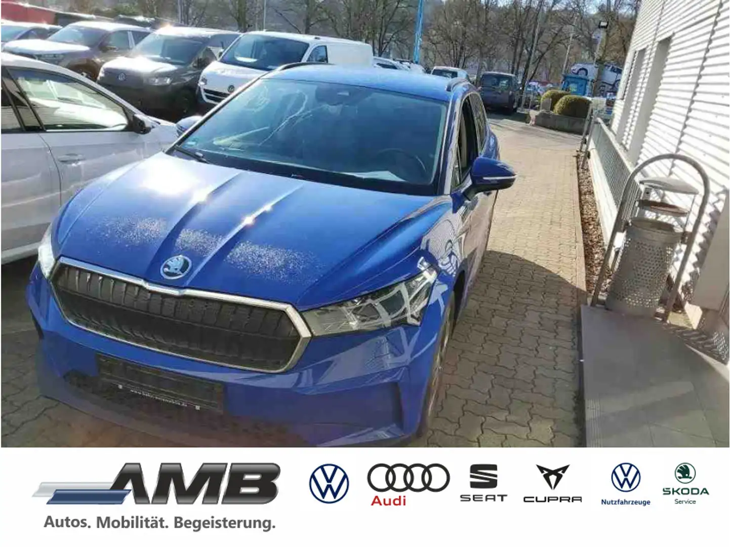 Skoda Enyaq 60 AHK/Matrix-LED/Navi/Sitzhzg Blau - 1