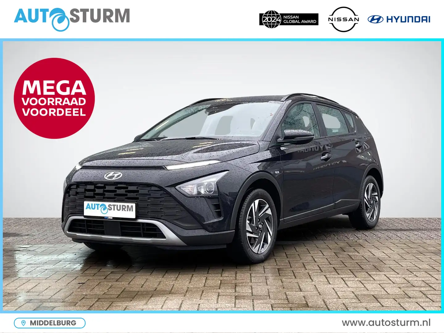 Hyundai BAYON 1.0 T-GDI Comfort Smart Zwart - 1