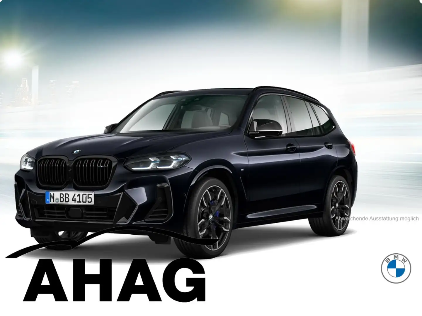 BMW X3 M40i Pano ACC Winter AHK HUD 21" 360° Laser Schwarz - 1