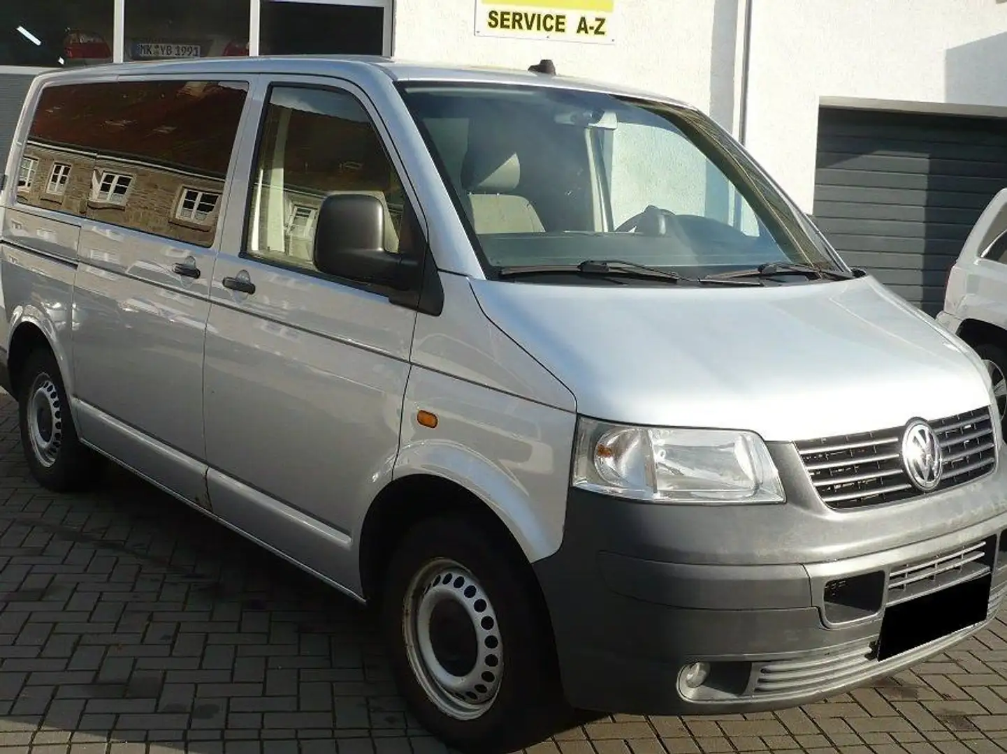 Volkswagen T5 Kombi Transporter T5 TDI Kurz (7.Si.) DPF Klima Servo Argent - 1