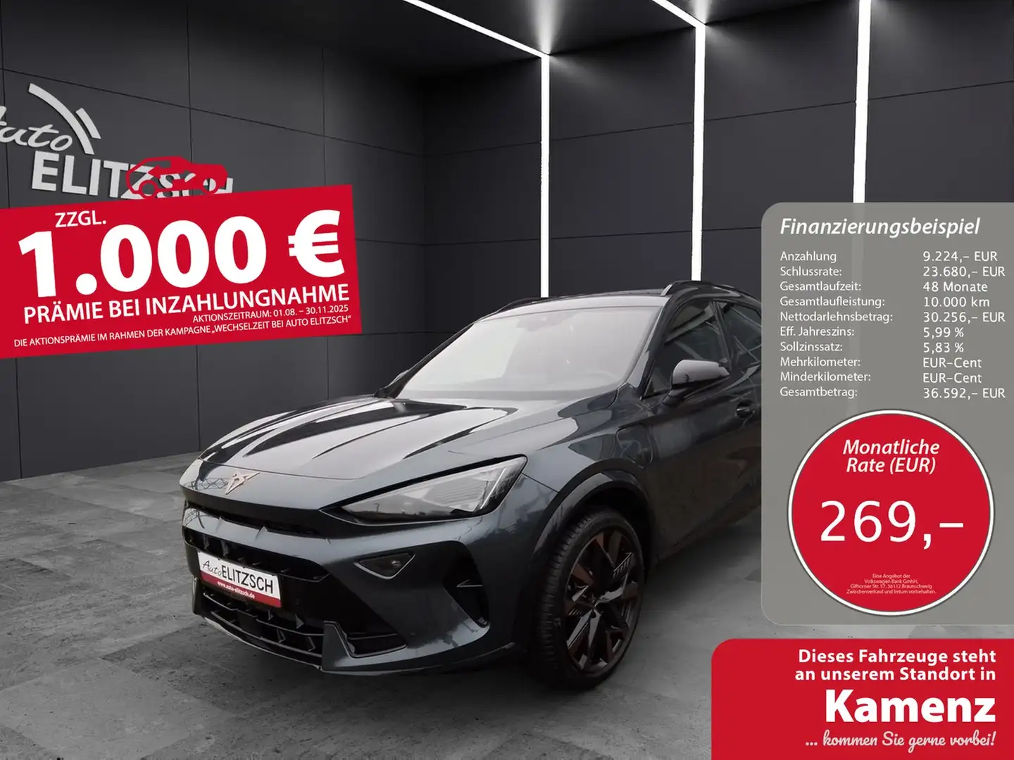 CUPRA Formentor VZ 1.5 TSI e-Hybrid 200 kW AHK Gris - 1