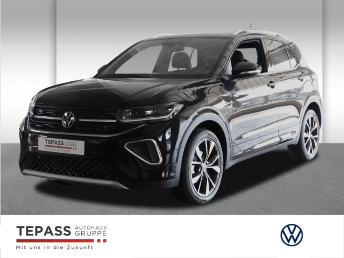 Volkswagen T-Cross 1.0 TSI R-Line NAVI IQ AHK Nero - 1