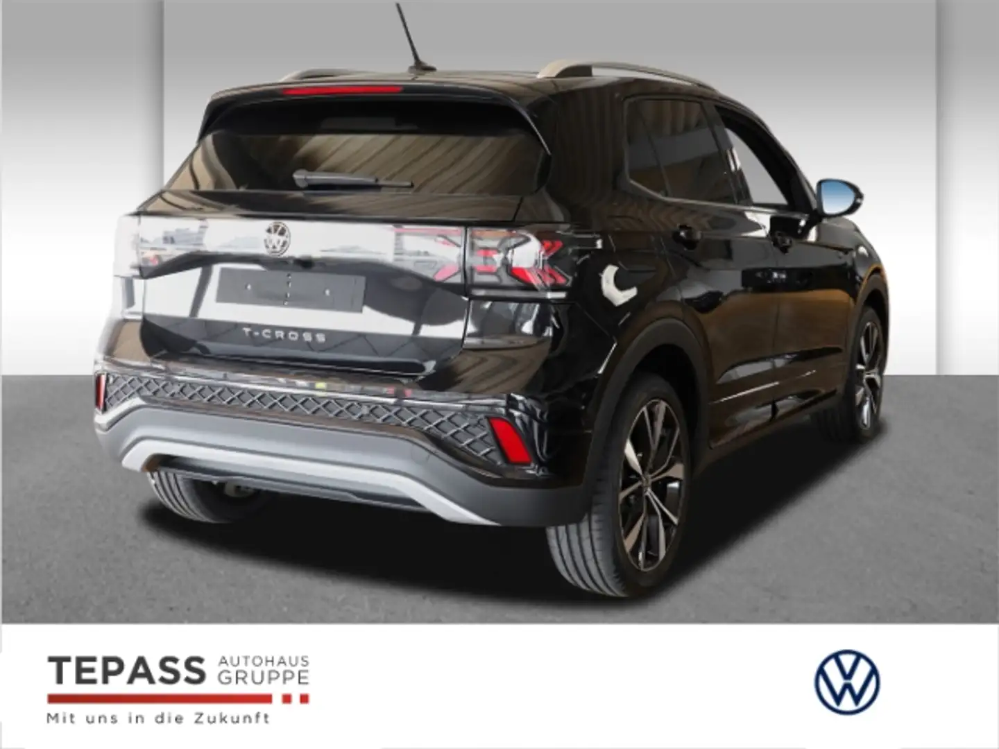 Volkswagen T-Cross 1.0 TSI R-Line NAVI IQ AHK Nero - 2