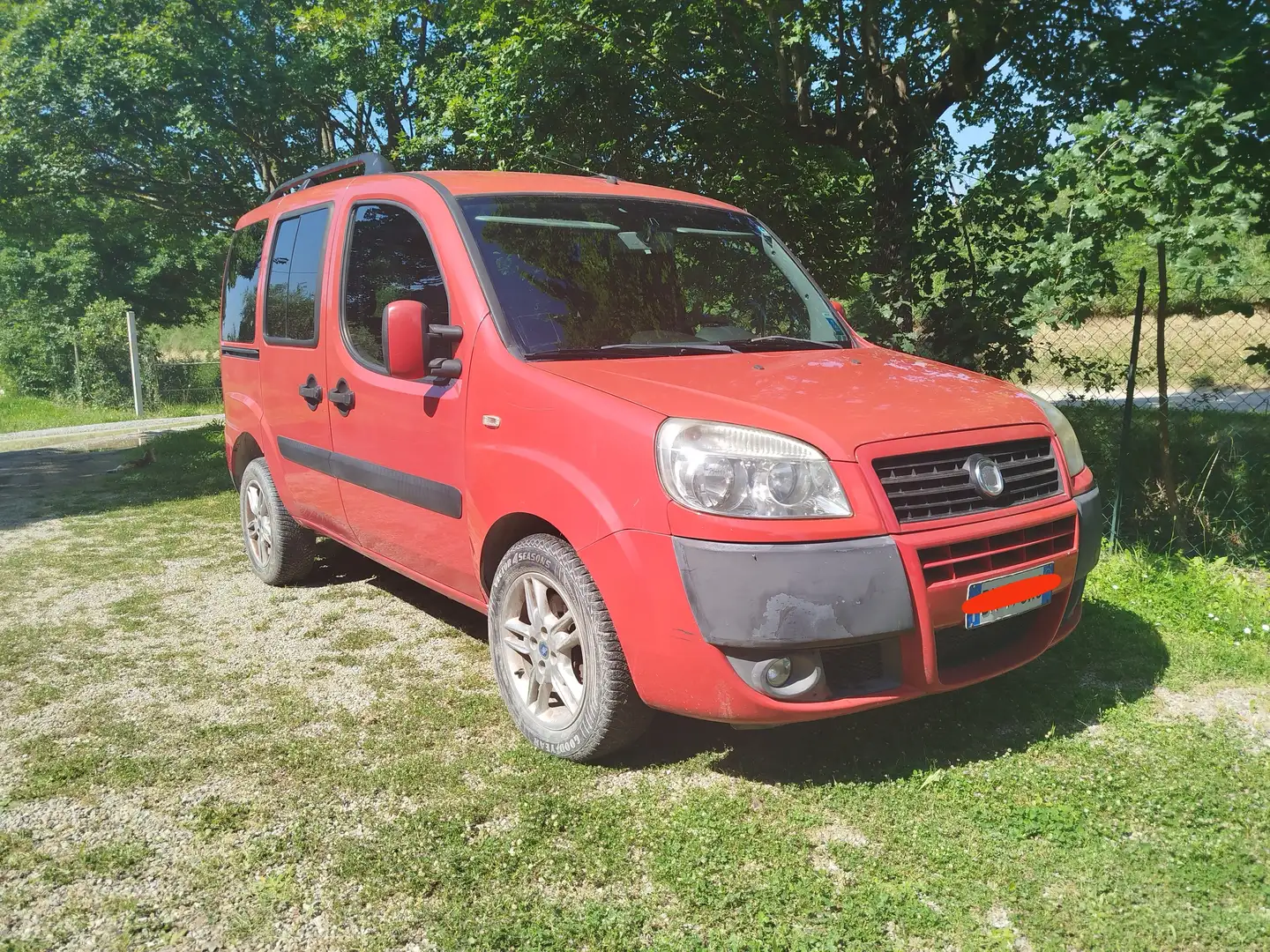 Fiat Doblo 1.9 jtd Dynamic 2007 2° serie Rouge - 1