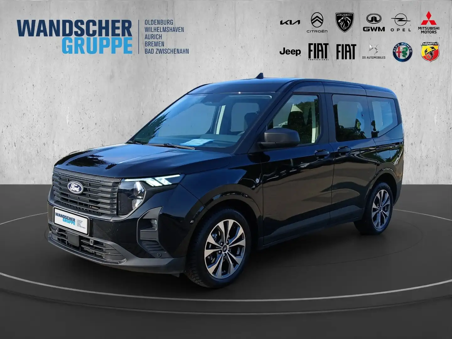 Ford Tourneo Courier 1.0 EcoBoost Trend Kam.+PDC+AUT Schwarz - 1