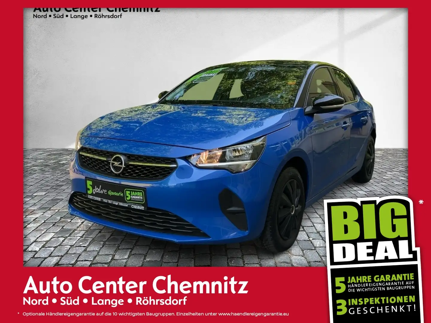Opel Corsa F 1.2 Edition StylePaket/SHZ/LHZ/PDC Bleu - 1