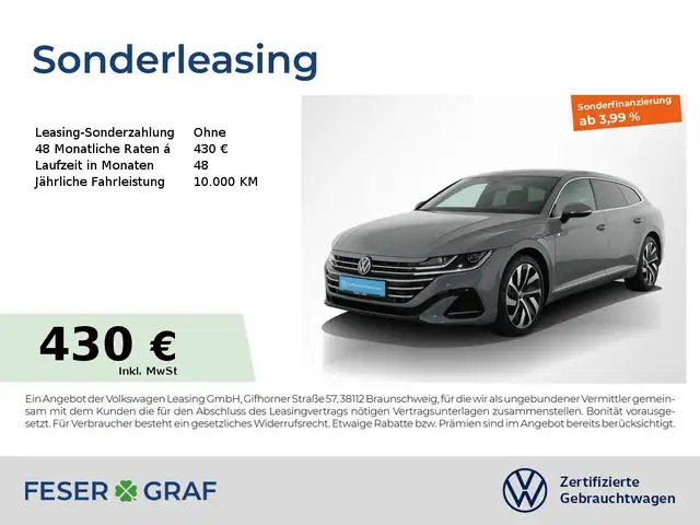 Volkswagen Arteon SB R Line 2.0 TSI DSG Navi AHK Kamera LED SiHz