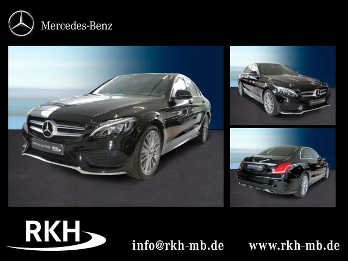 Mercedes-Benz C 200 C 200 AMG/Navi/PAN-SHD/SHZ/19"/Totw.-Ass./LED Schwarz - 1