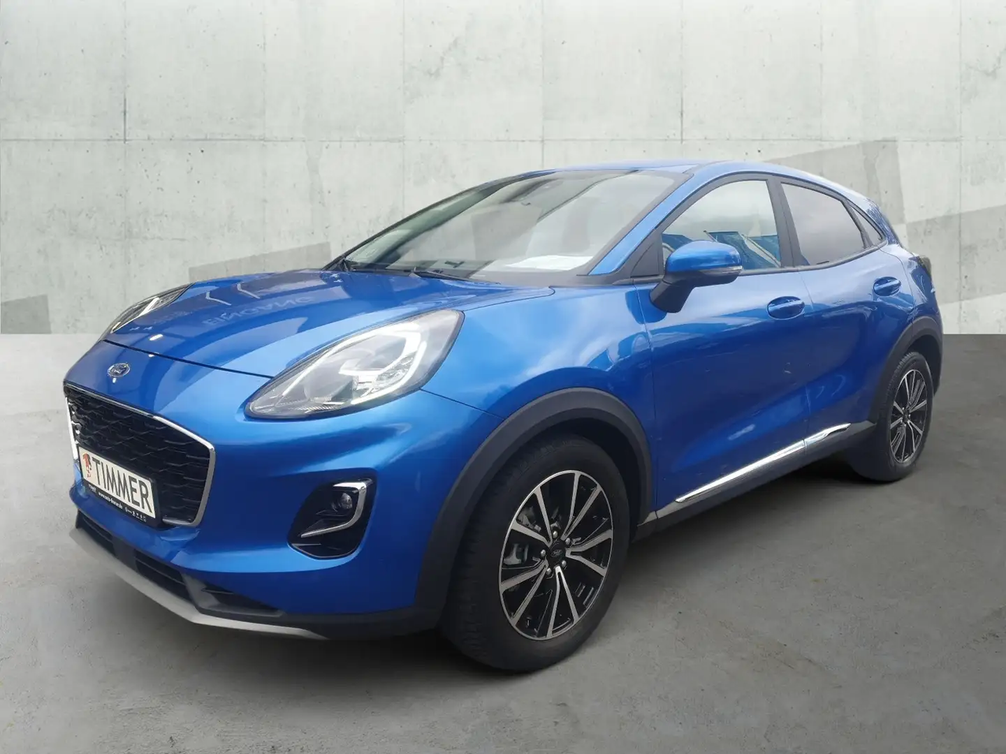 Ford Puma 1.0 EcoBoost "Titanium" *GJR*LED*SHZG*NAVI*APPLIN Bleu - 2