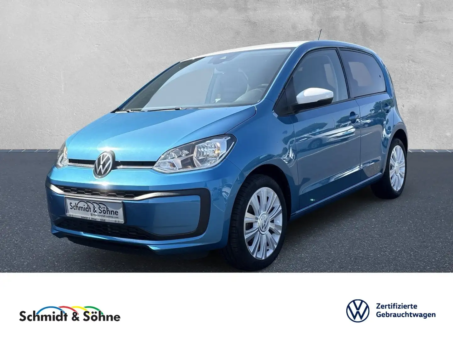 Volkswagen up! ! 1.0 Style PDC/RFK/Tempomat Klima Rückfahrkamera Blau - 1