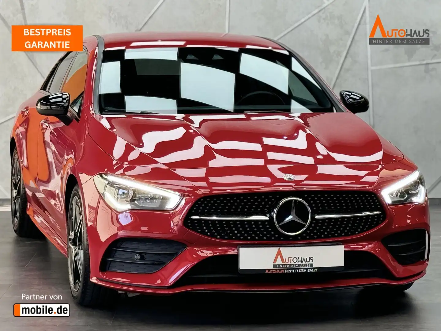 Mercedes-Benz CLA 220 |AMG-LINE|KAM|TEMP|AMBILED|VIRT|SHZ Czerwony - 1