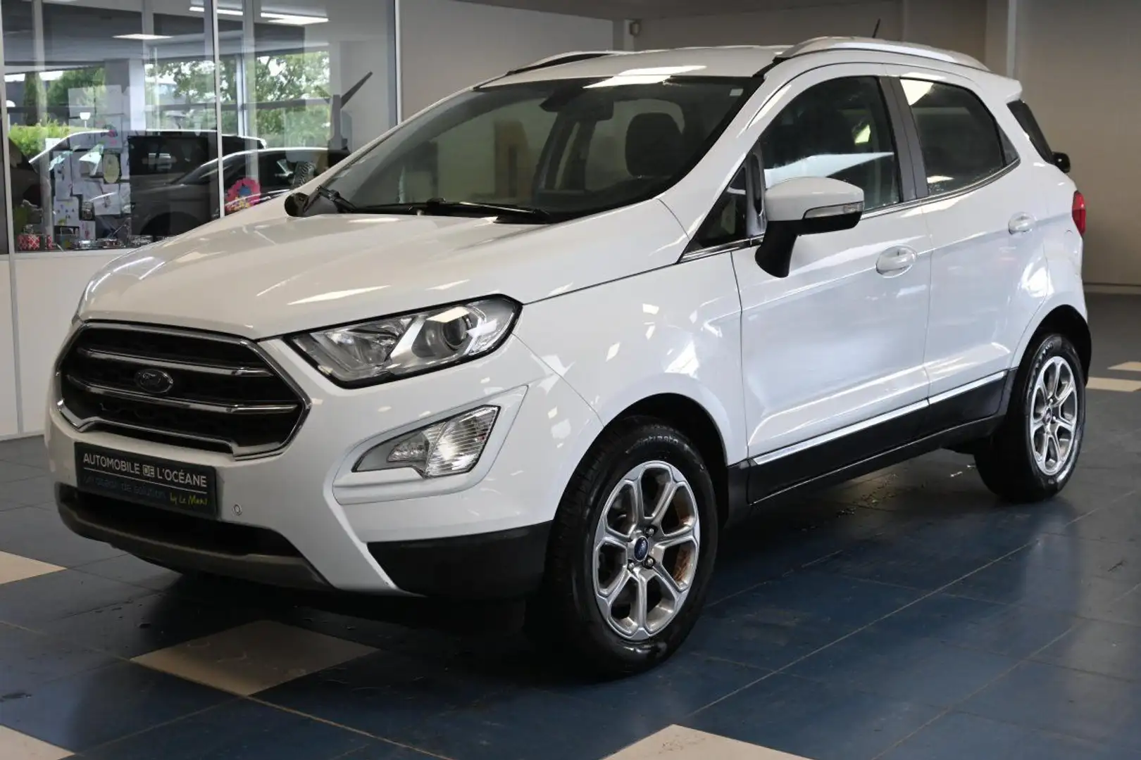 Ford EcoSport 1.0 EcoBoost 125ch S&S BVA6 Titanium Blanc - 1