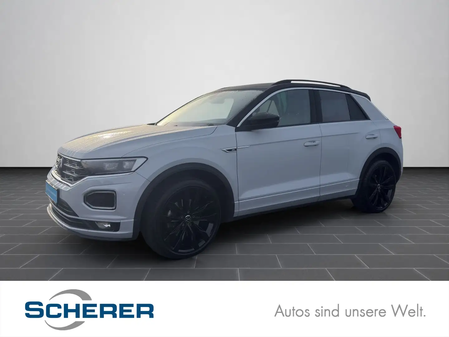 Volkswagen T-Roc 2.0 TSI LED AHK PANO NAVI KAMERA SHZ Weiß - 1