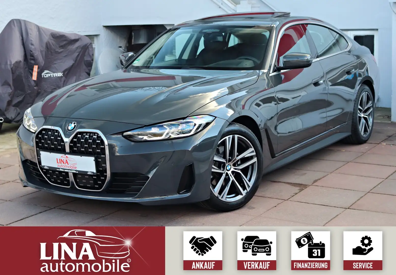 BMW 420 xD Gran Coupé 2.Hd*LASER*HUD*ACC*elSD*Kamera Сірий - 1