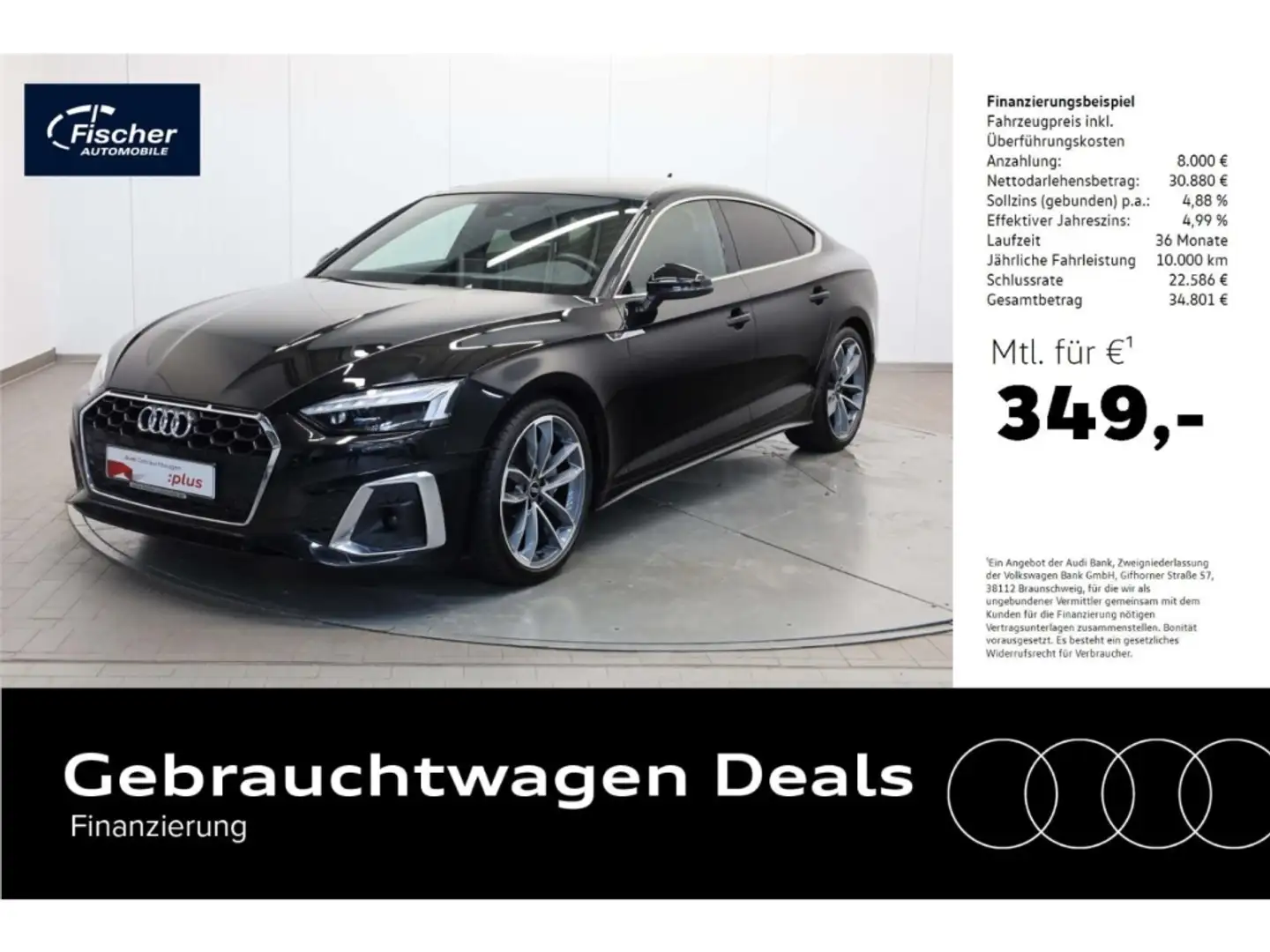 Audi A5 Sportback 40 TFSI S line Negro - 1