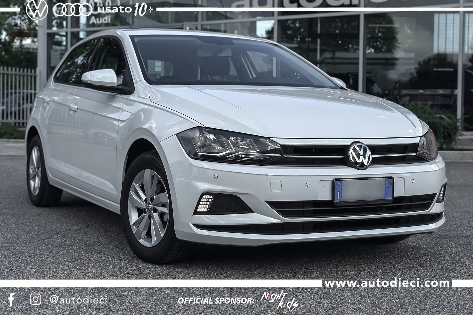 Volkswagen Polo Polo VI 2017 5p 1.0 evo Comfortline 80cv Bianco - 1